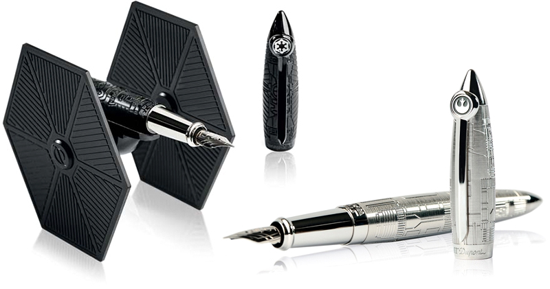 Illustration for article titled It's OK to Put Star Wars Toys on Your Desk When They're Fancy $2,000 Pens